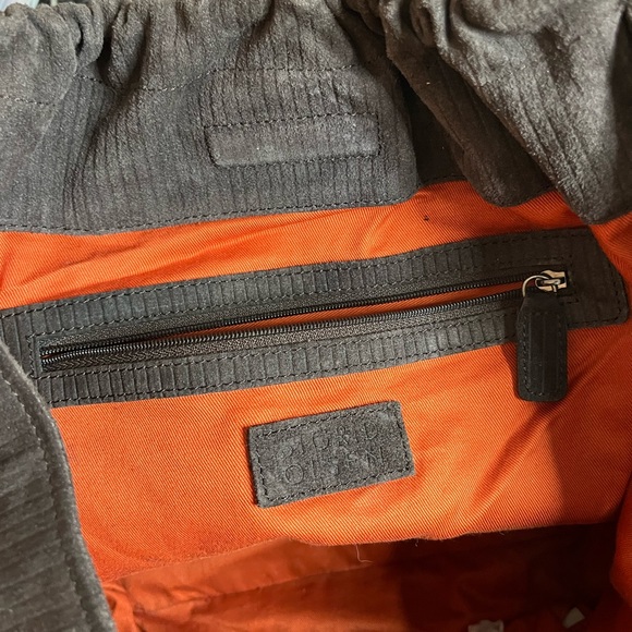 Sigrid Olsen Ribbed Leather Hobo Shoulder Purse - Picture 8 of 10